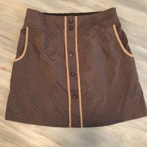 Francesca’s raised dot skirt w/ pockets Sz M
